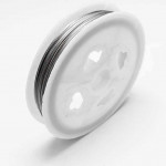 35m Schmuckdraht 0,5mm silberfarben - Schmuckzubehör