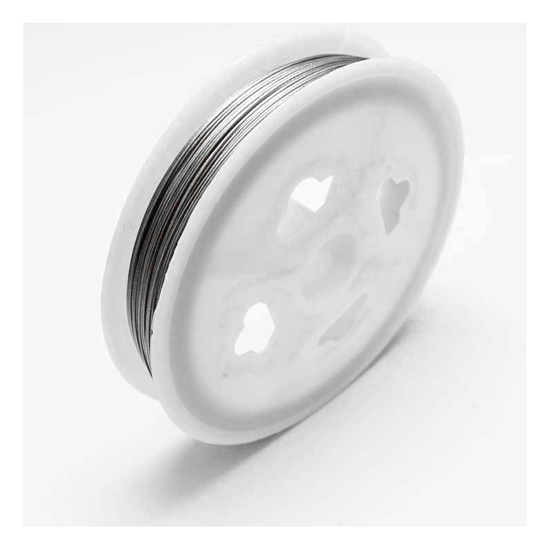 35m Schmuckdraht 0,5mm silberfarben - Schmuckzubehör