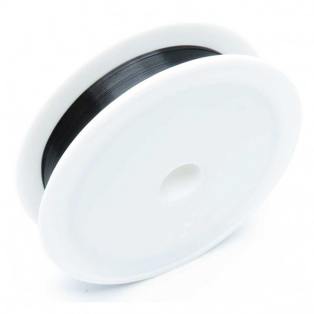 Leisure-Beads - 12m schwarzer Eisendraht 0,4mm Schmuckdraht - Schmuckzubehör