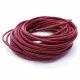 95cm weinrote Lederschnur 2mm - Schmuckzubehör - Leisure-Beads DIY