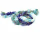 3x Strang blau türkis Millefiori Perlen MIX 30 im Perlenmix - Schmuckzubehör Millefiori - Leisure-Beads DIY