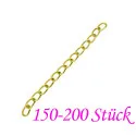  150-200 5cm goldfarben Verlängerungskette 3mm goldfarben es Verlängerungskettchen - Schmuckzubehör - Leisure-Beads DIY