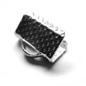 10x Bandklemme 10mm silberfarben - Schmuckzubehör - Leisure-Beads DIY