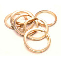 Rosegoldfarben Schlüsselring 28mm II. WAHL - Schlüsselanhänger selber machen