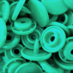10x Pastellgrün Hellgrüne KAM Snaps Größe T-5 Größe 20 Plastik Druckknöpfe