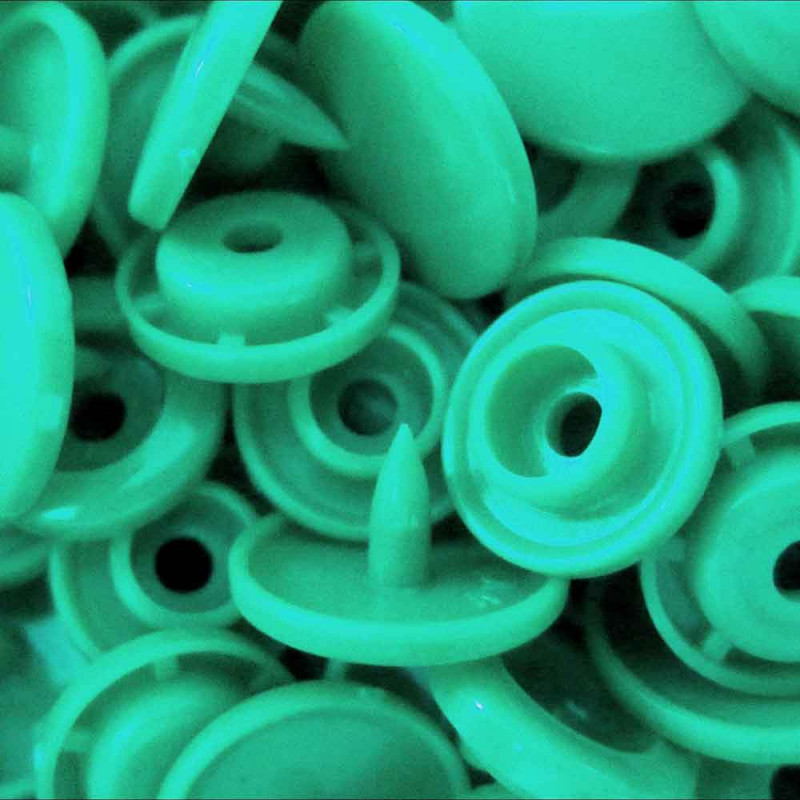 10x Pastellgrün Hellgrüne KAM Snaps Größe T-5 Größe 20 Plastik Druckknöpfe