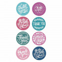 500 Sticker Durchmesser 25mm 'Thank You' Aufkleber DIY - Schmuckzubehör Schmuckverpackung