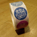 500 Sticker Durchmesser 25mm 'Thank You' Aufkleber DIY - Schmuckzubehör Schmuckverpackung