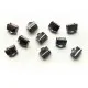 10x Bandklemme 7mm silberfarben - Schmuckzubehör - Leisure-Beads DIY