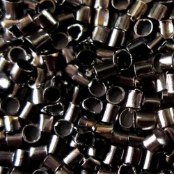 Leisure-Beads - 2g gunmetal Quetschröhrchen 1,5mm Quetschperlen - Schmuckzubehör