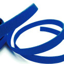 20cm blaues Schmuckband 10x2mm - Schmuckzubehör