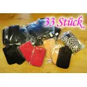 33 Handytaschen aus PU-Leder Restposten - Bastelbedarf - Leisure-Beads DIY