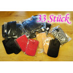 33 Handytaschen aus PU-Leder Restposten - Bastelbedarf