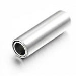 1x Edelstahl Magnetverschluss Innen 3mm 16x5mm matt silberfarben Schmuckzubehör