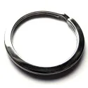 Schlüsselring 32mm großer Ring silberfarben stabil und massiv - Leisure-Beads DIY