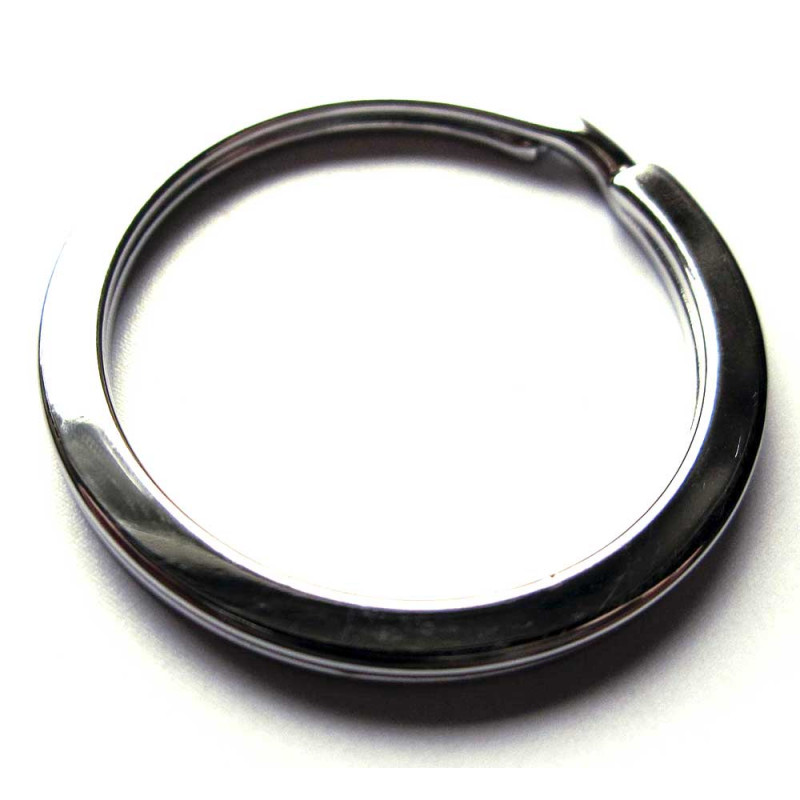 Schlüsselring 32mm Ring silberfarben stabil und massiv - Schlüsselanhänger