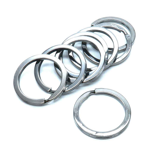 Leisure-Beads - Gunmetal Schlüsselring 25mm II. WAHL - Schlüsselanhänger basteln