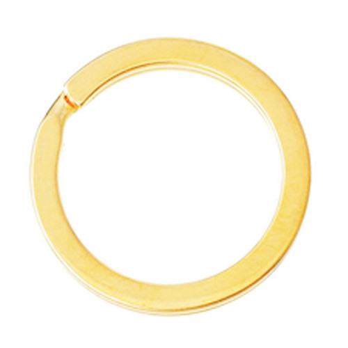 Leisure-Beads - Schlüsselring goldfarben 25mm - Schlüsselanhänger selber machen