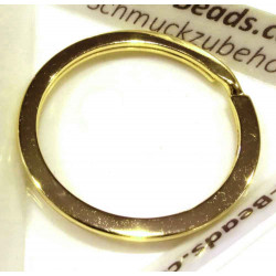 Schlüsselring 32mm goldfarben großer Schlüsselring für Schlüsselanhänger DIY