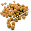 28g braune Acrylperlen 8mm - Schmuckzubehör