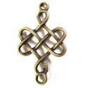 Kettenverbinder 18x30mm Kettenverteiler bronzefarben - Schmuckzubehör - Leisure-Beads DIY