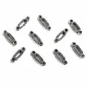 Kettenverbinder Kettenverteiler schmal silberfarben 13 mm Schmuckzubehör - Leisure-Beads DIY