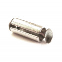 Silberfarbene 10mm Bandklemme Kettenverbinder Chandelierverteiler Kettenklemme Einklebhülse - Schmuckzubehör