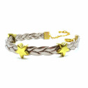 Bastelset taupe Armband mit Schiebeperlen - Schmuck Bastelset
