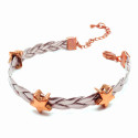 Bastelset taupe Armband mit Schiebeperlen - Schmuck Bastelset