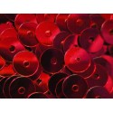 23g rote Pailletten 6mm runde flache Pailletten - Bastelbedarf