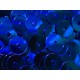 23g blaue Pailletten 6mm runde flache Pailletten - Bastelbedarf