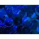 23g blaue Pailletten 6mm runde flache Pailletten - Bastelbedarf - Leisure-Beads DIY