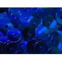 23g blaue Pailletten 6mm runde flache Pailletten - Bastelbedarf