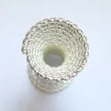 1x hellsilberfarbene Spirale 30x15mm Innen 5mm Großlochperle - Schmuckzubehör - Leisure-Beads DIY