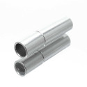 1x Edelstahl Steckverschluss Innen 3mm Größe 16,5x4mm - Schmuckzubehör