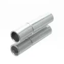 1x Edelstahl Steckverschluss Innen 3mm Größe 16,5x4mm - Schmuckzubehör - Leisure-Beads DIY