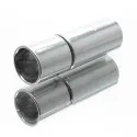 1x Edelstahl Steckverschluss Innen 5mm Größe 18x6mm - Schmuckzubehör - Leisure-Beads DIY