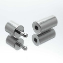 1x Edelstahl Steckverschluss Innen 6mm Größe 19,5x7mm - Schmuckzubehör
