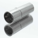 1x Edelstahl Steckverschluss Innen 6mm Größe 19,5x7mm - Schmuckzubehör