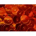 23g orange Pailletten 6mm runde flache Pailletten - Bastelbedarf