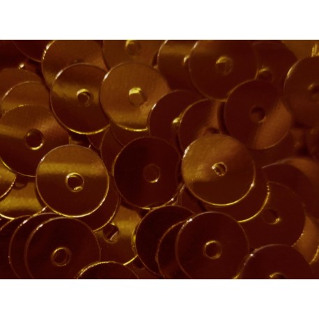 Leisure-Beads - 23g braune bronzefarben Pailletten 6mm - Bastelbedarf