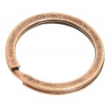 Kupferfarbener Schlüsselring 25mm Ring matt stabil - Schlüsselanhänger basteln