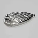 1x hellsilberfarben Tropfen 33x21x6mm stardust Schmuckanhänger - Schmuckzubehör - Leisure-Beads DIY