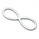 Edelstahl Infinity 26x9mm Unendlichkeitszeichen Schmuckverbinder - Schmuckzubehör - Leisure-Beads DIY
