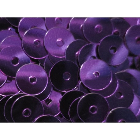 Leisure-Beads - 23g lila Pailletten 6mm runde flache Pailletten - Bastelbedarf