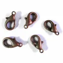 Karabinerhaken kupferfarben matt 14mm - Schmuckzubehör - Leisure-Beads DIY