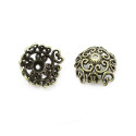 Bronzefarbene Perlenkappe 18x18x9,6mm - Schmuckzubehör