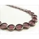 1 Strang lila Fensterperlen 14mm rund mit Silberrahmen Kristallglas - Schmuckzubehör - Leisure-Beads DIY