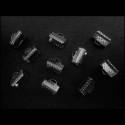 Gunmetal Bandklemme 10mm Bandverbinder - gunmetal Schmuckzubehör