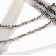 Edelstahl 304 Kette 2x2mm silberfarben Schmuckkette Gliederkette - Edelstahl Schmuckzubehör